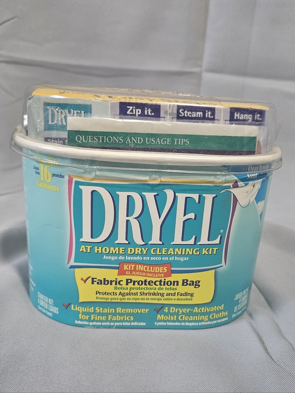 Dryel At Home Dry Cleaner Starter Kit 4 Loads 16 Garments Clean Scent NEW